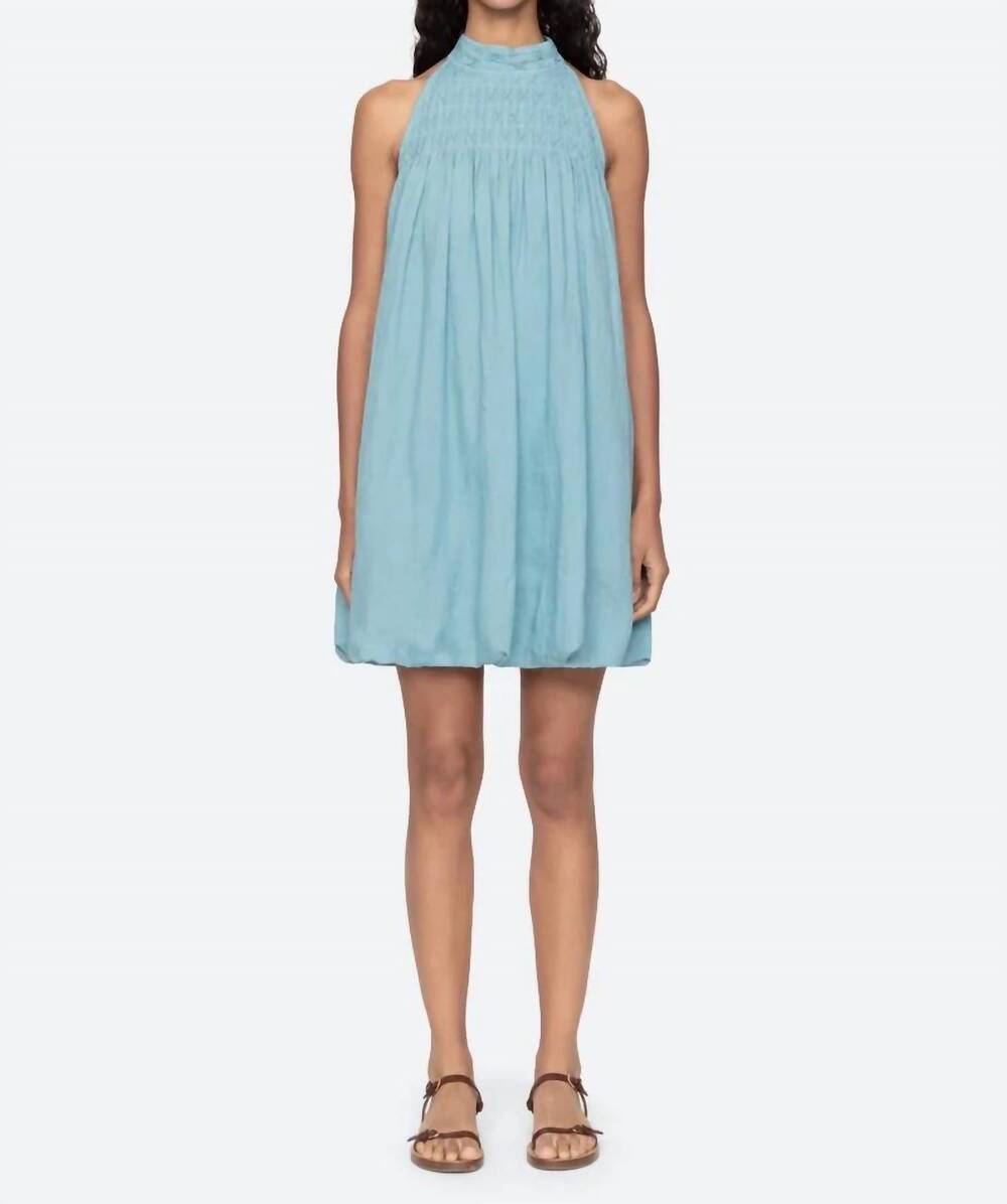 NEW SEA violet mini dres in turquoise